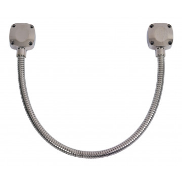 Flexible inox renforcée 50 cm, diamètre intérieur 10 mm