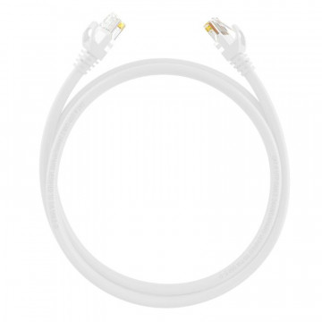 Câble internet Cat6 intérieur U/UTP  blanc 0,5m