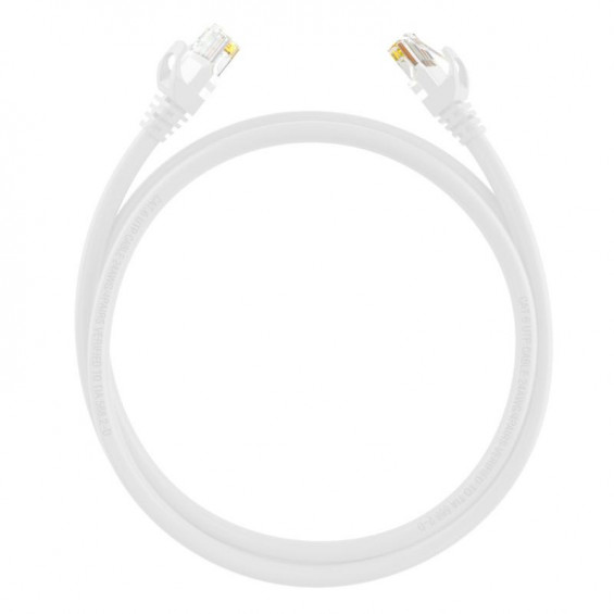 Câble internet Cat6 intérieur U/UTP  blanc 1m