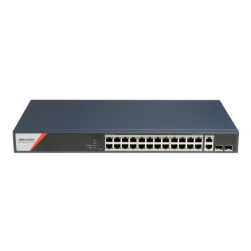 Switch manageable 16 ports PoE dont 4 hiPoE, 2 ports RJ45, 2 ports SFP